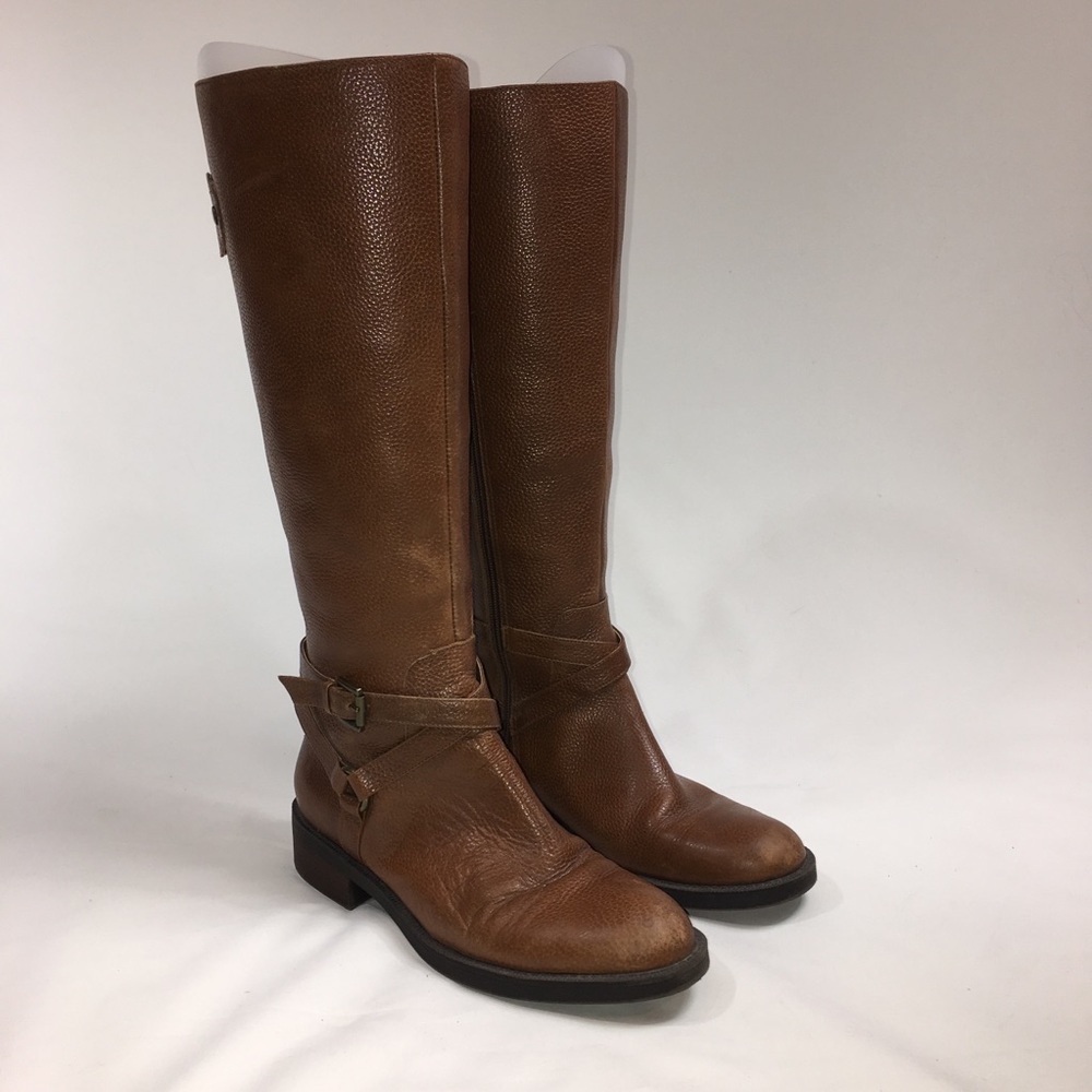 ✨ Enzo Angiolini Knee Hi Harness Boots EUC